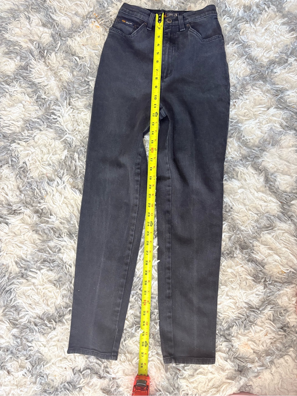 Vtg Route 66 Brand Black Stretch Jeans Size 78